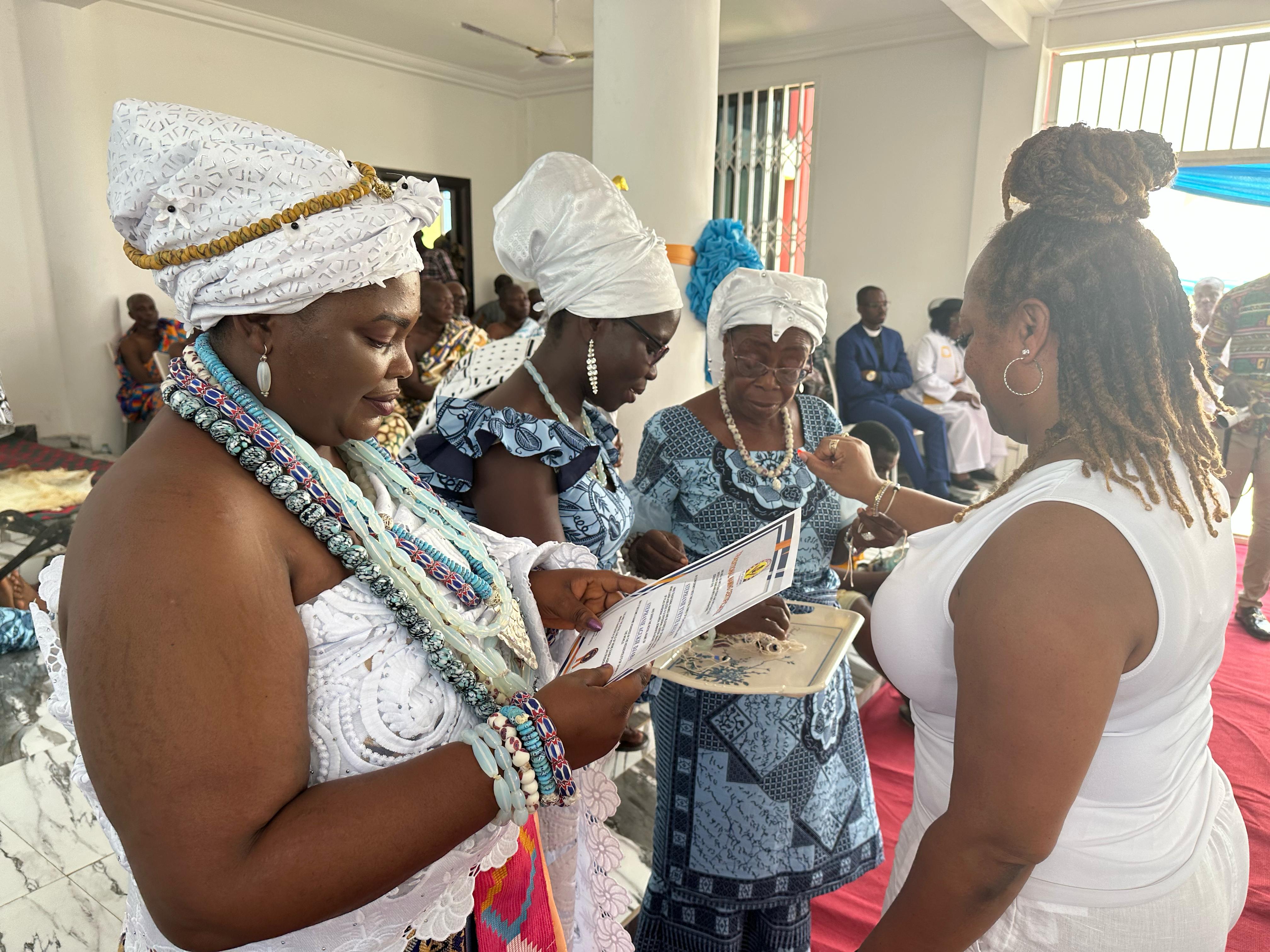Traditional naming ceremony